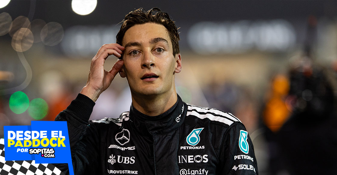 George Russell en Mercedes