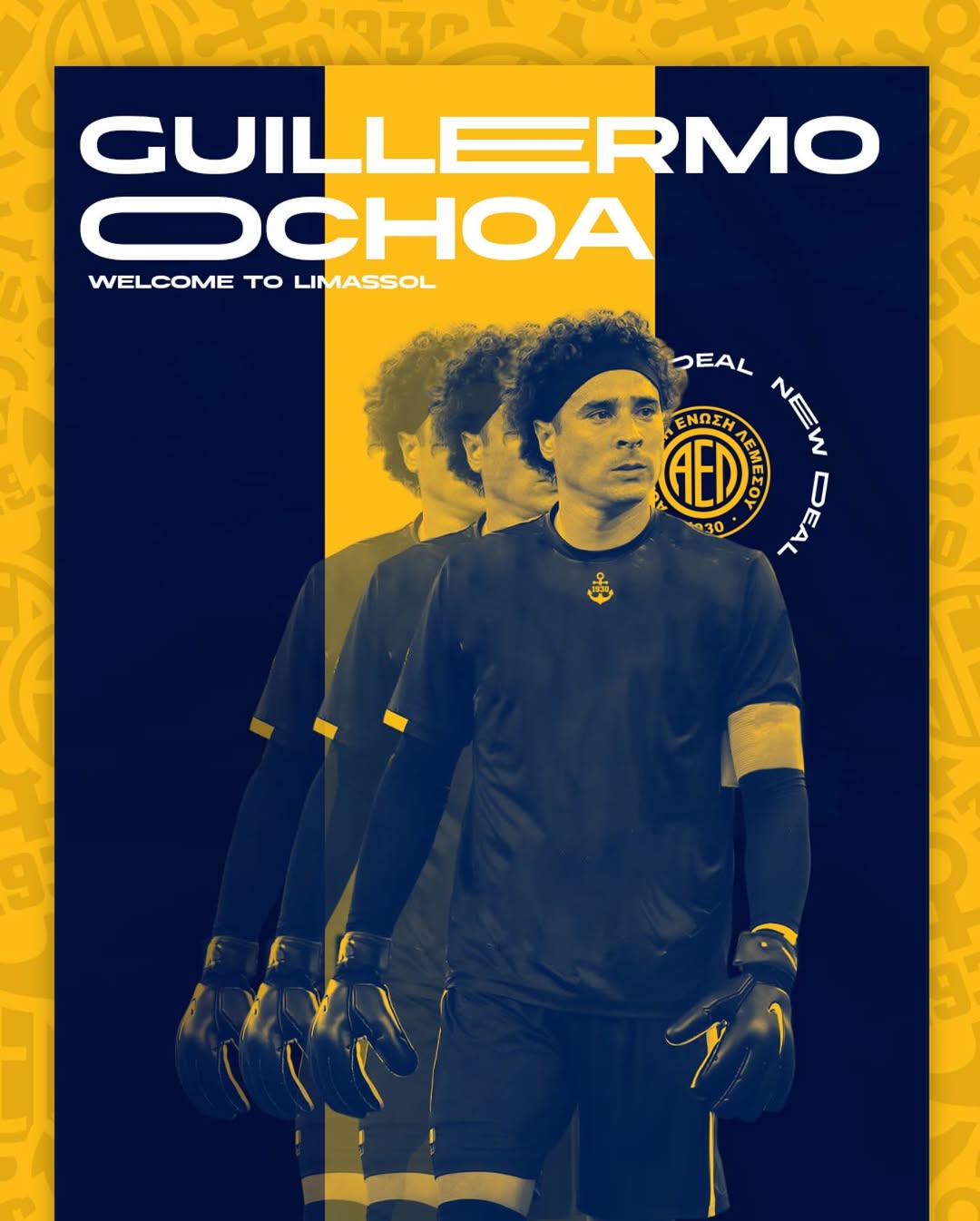Guillermo Ochoa, nuevo portero del Limassol