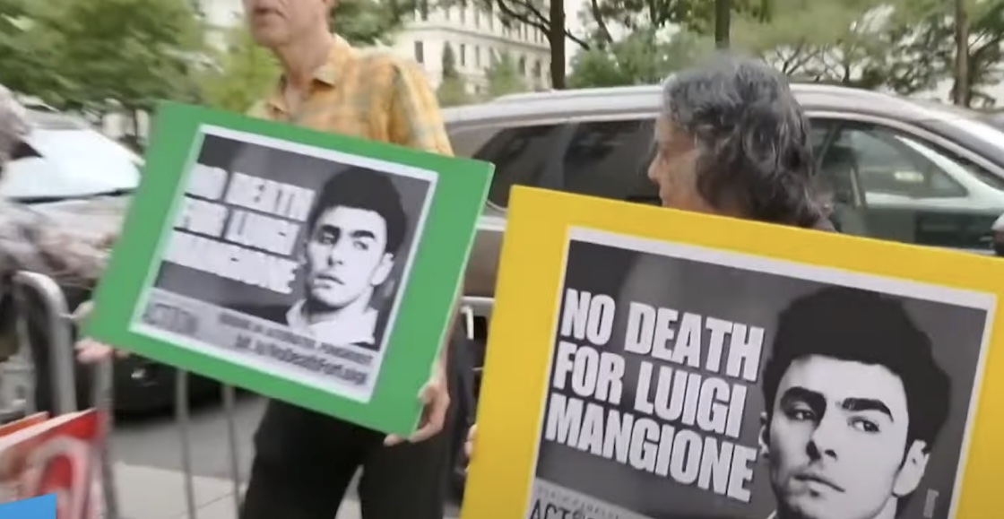 Apoyo a Luigi Mangione