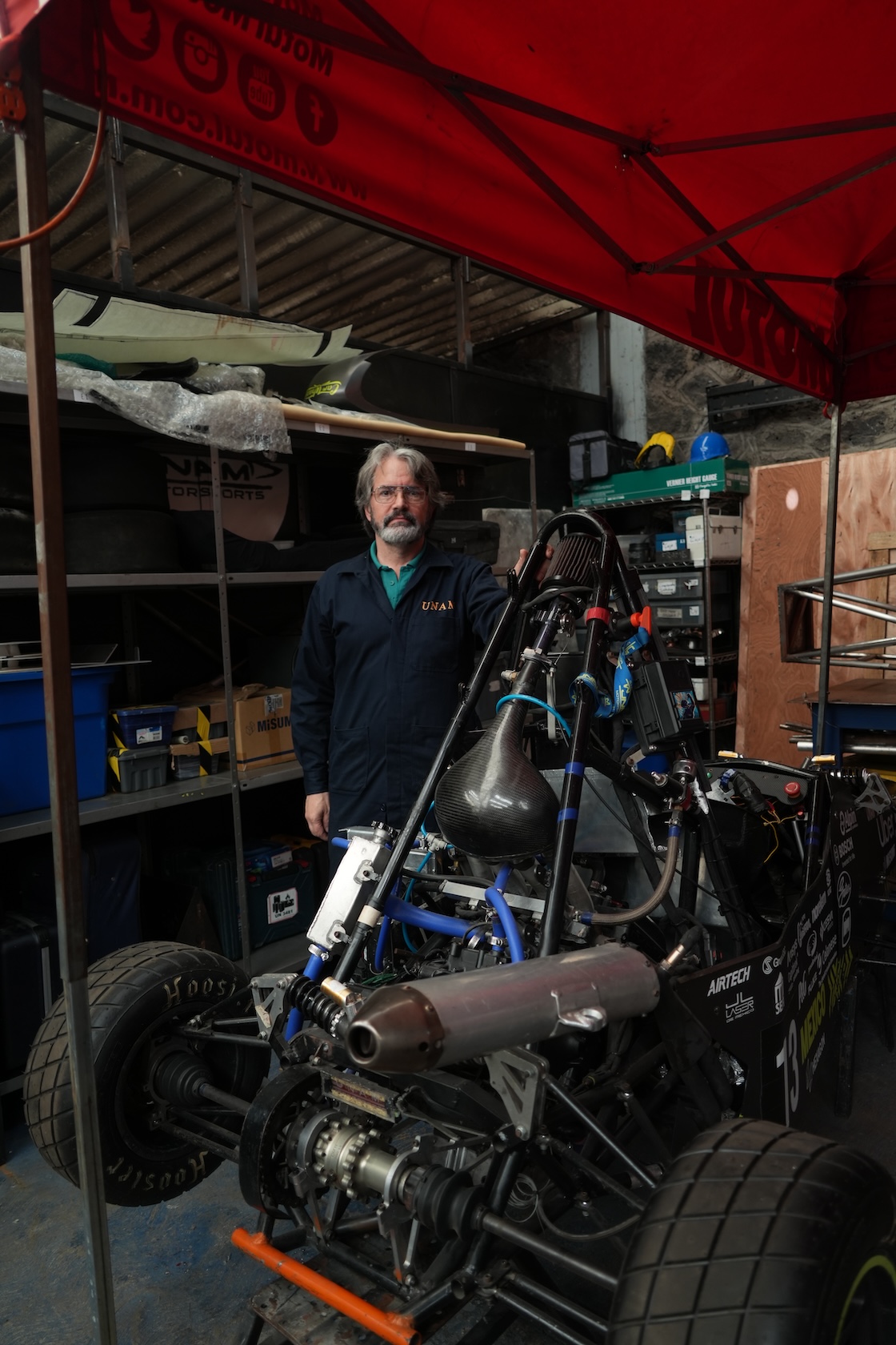 Mariano García, coordinador de UNAM Motorsport