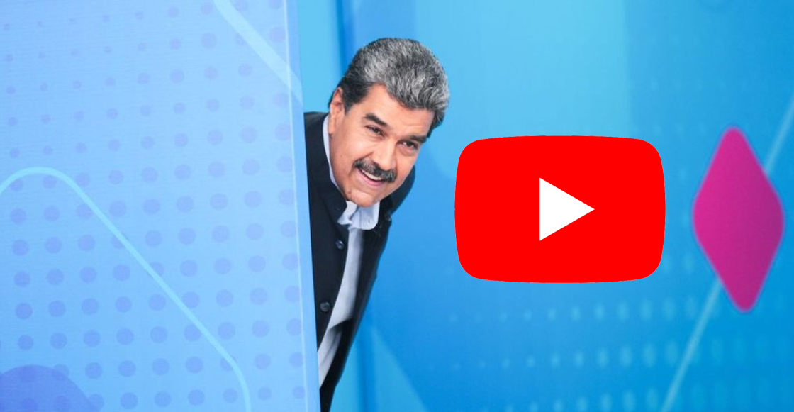 Youtube cierra canal de Nicolás Maduro