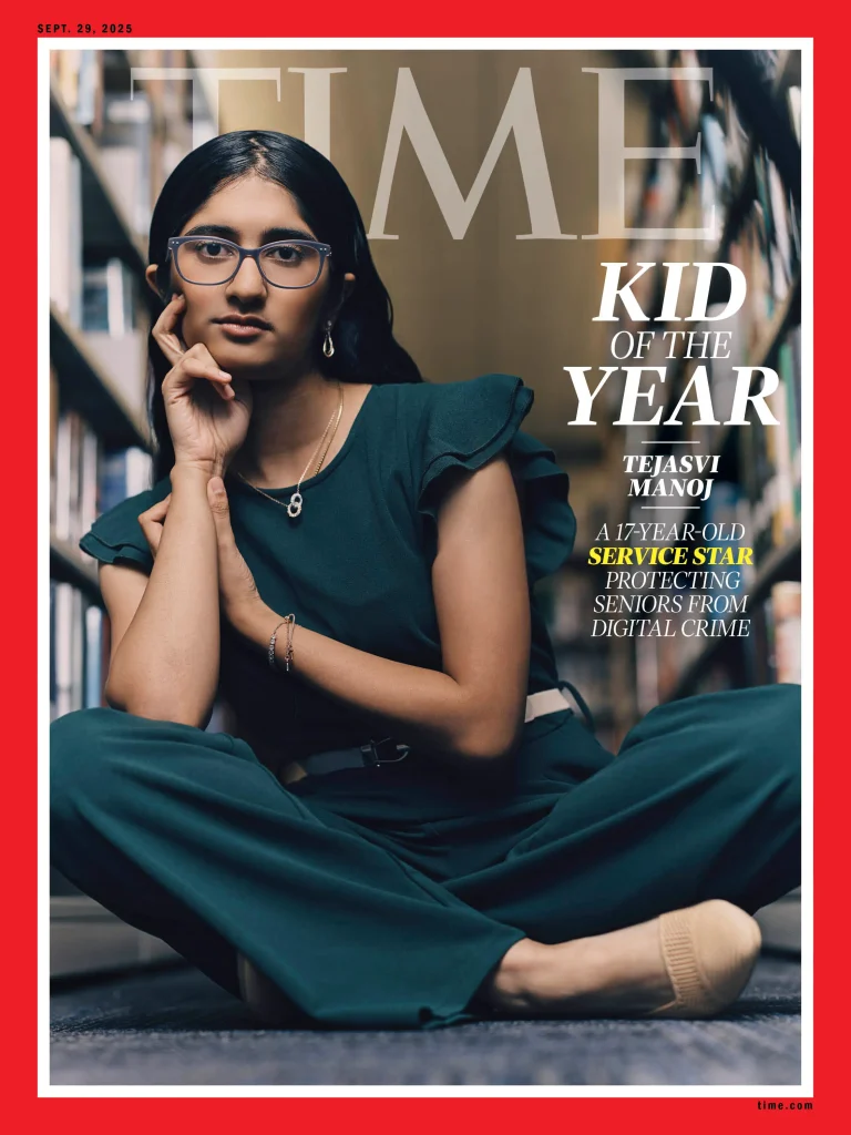 Tejasvi Manoj, la niña del año según Time