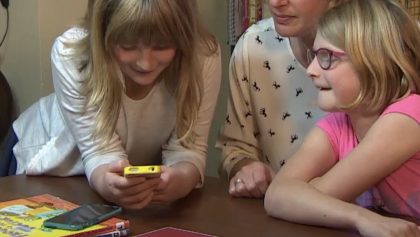 Niños uso de celulares