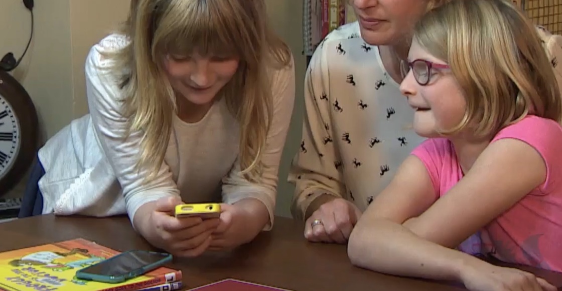 Niños uso de celulares