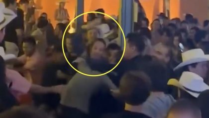 Pancho Domínguez, agarrándose a golpes en bar