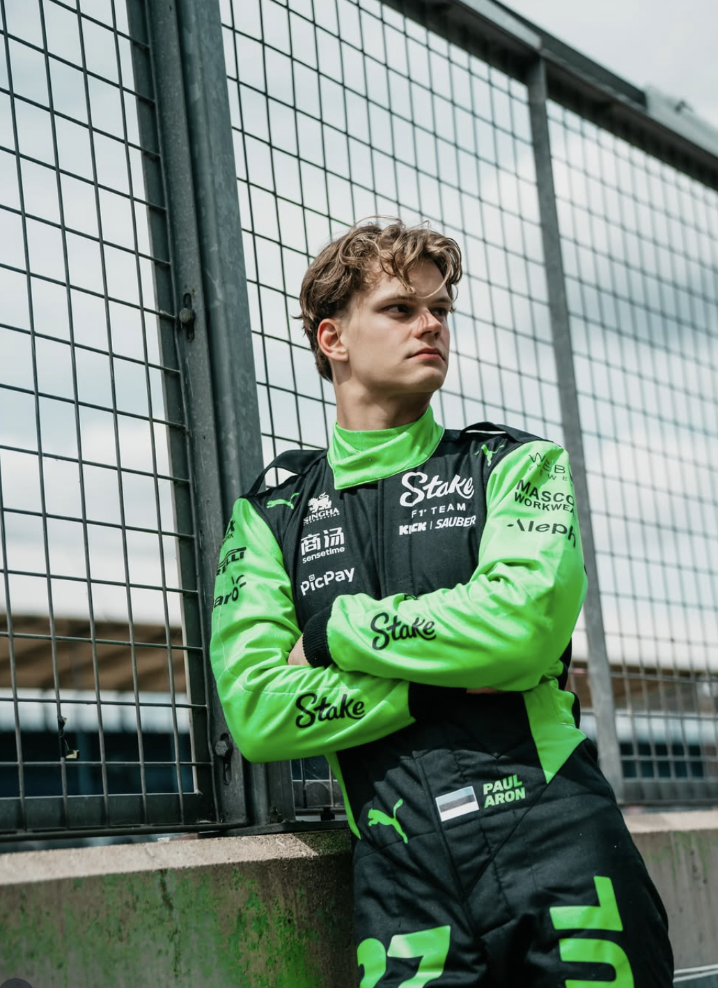 Paul Aron con Sauber