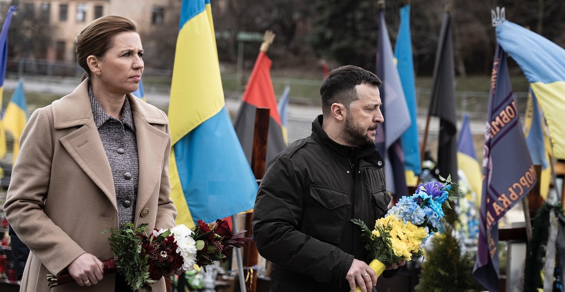 primera ministra dinamarca y zelenski