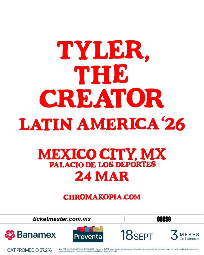 Tyler, The Creator en el Palacio de los Deportes
