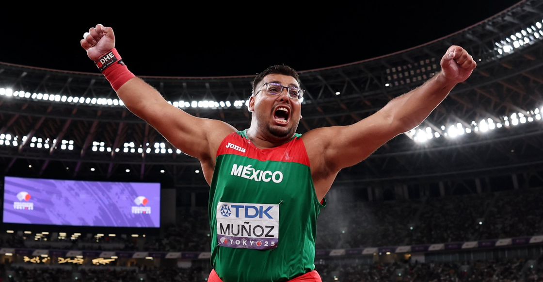 ¡Histórico! Uziel Muñoz gana medalla de plata por lanzamiento de bala