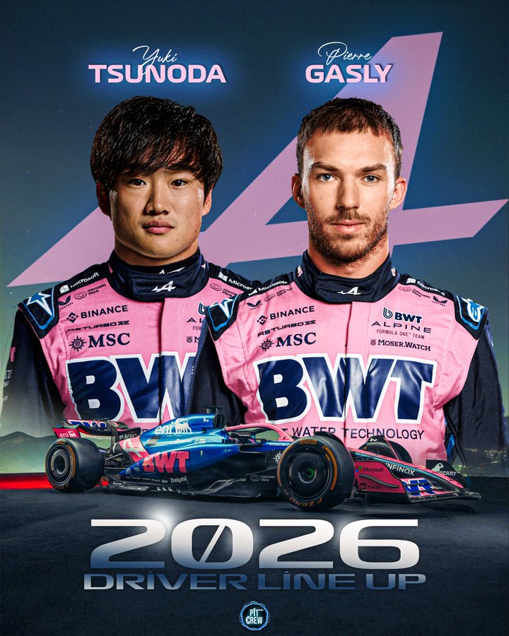 Yuki Tsunoda y Pierre Gasly