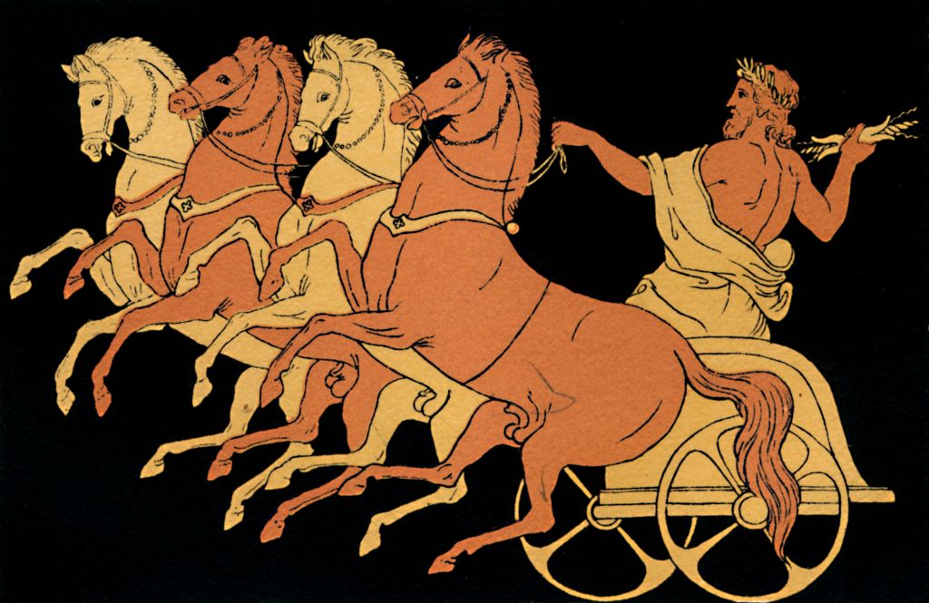 Una imagen de Zeus de 1800