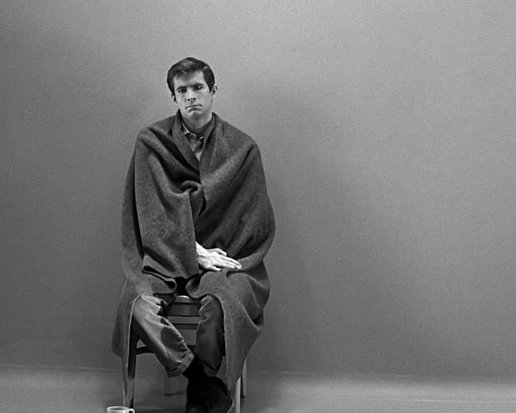 Anthony Perkins como Norman Bates en 'Psycho'