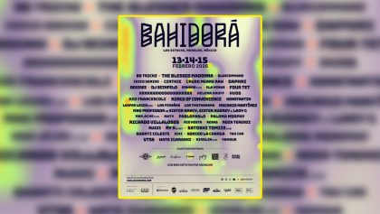 Cartel Bahidorá 2026 lineup completo