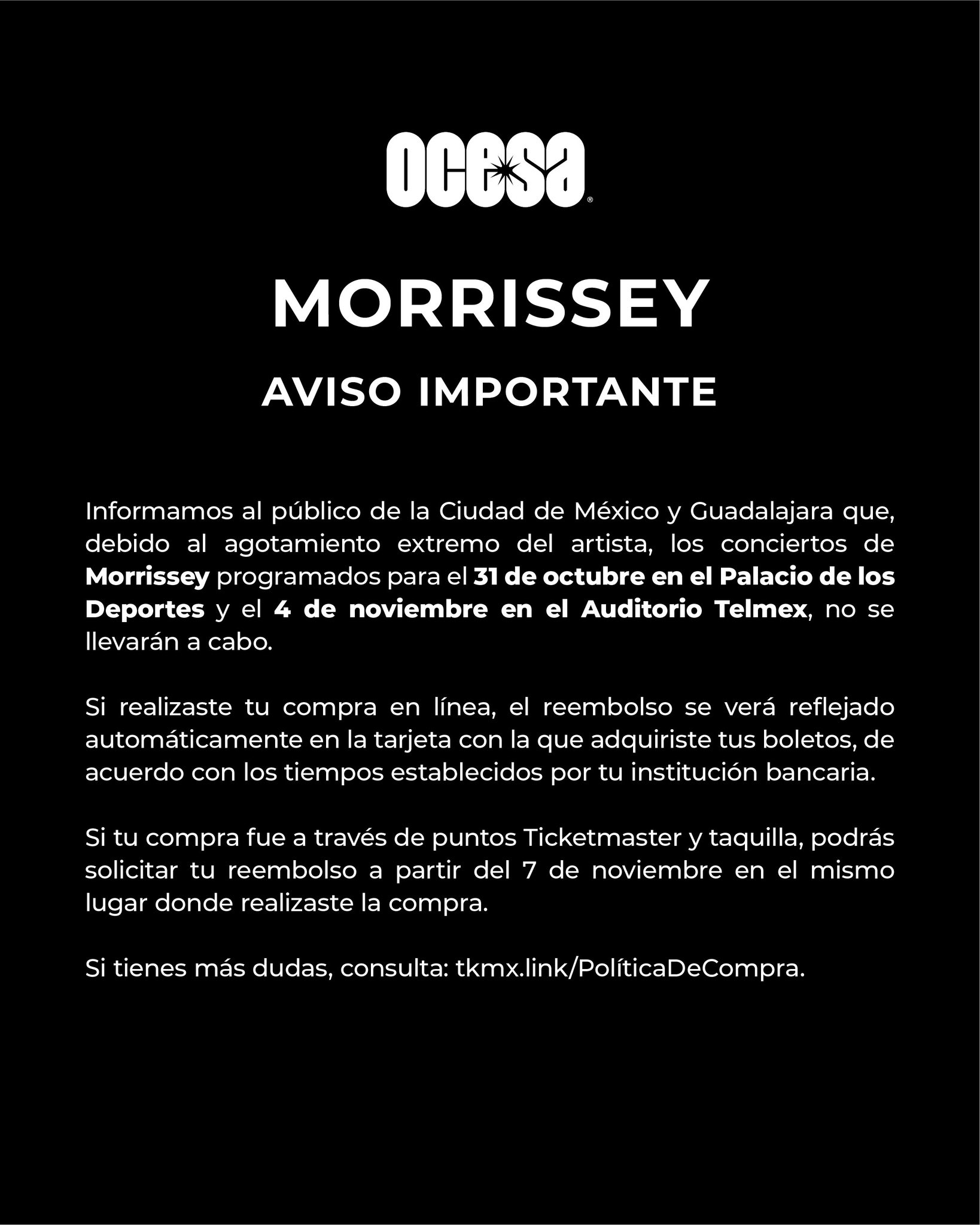 cancela-morrissey-concierto-cdmx-mexico-guadalajara-2025