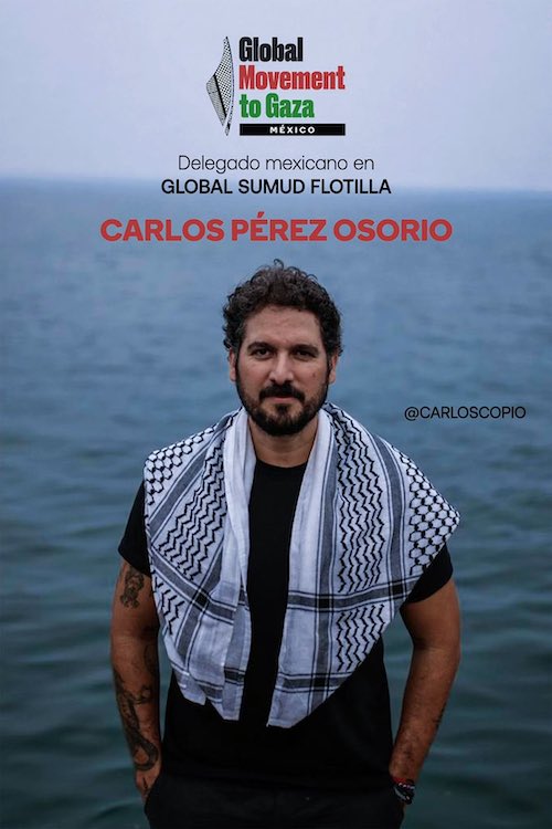 carlos perez flotilla global sumud