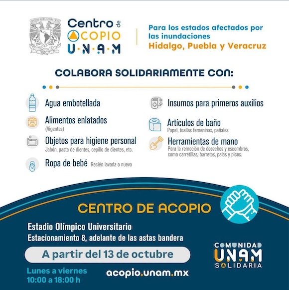 centro de acopio unam