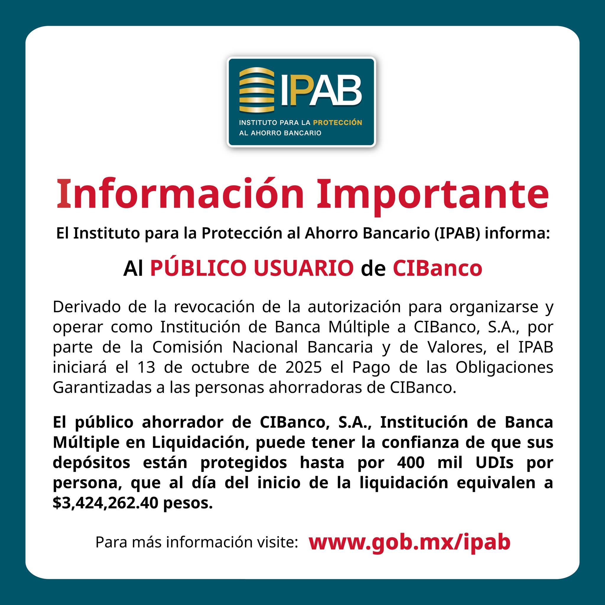 Revocan licencia a CIBanco y deja de operar en México tras acusación de lavado de dinero