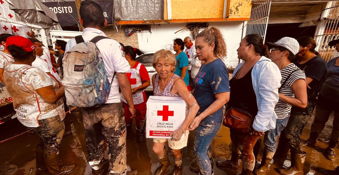 cruz roja ayuda veracruz