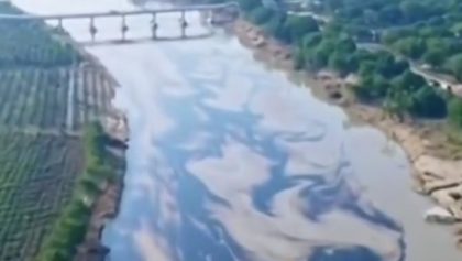 Derrame en río Pantepec