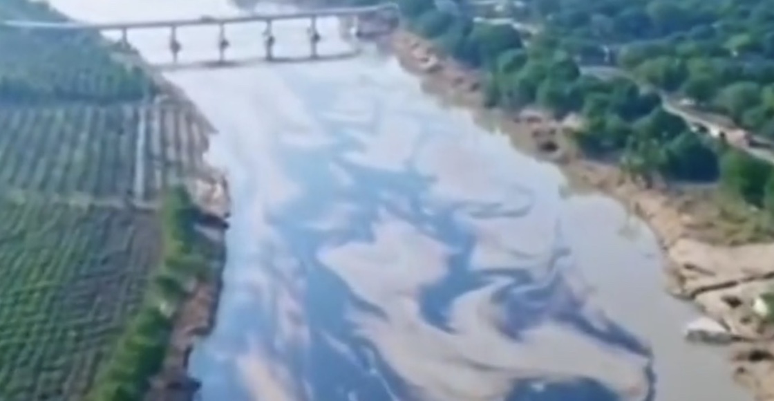 Derrame en río Pantepec 