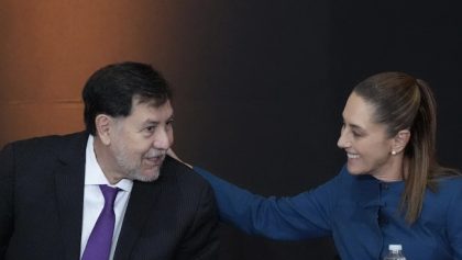 Fernández Noroña y Claudia Sheinbaum