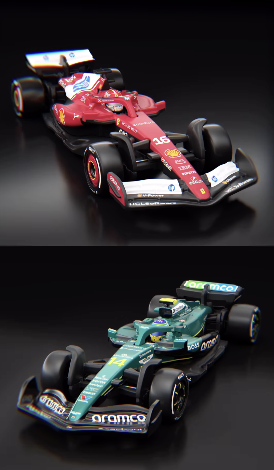 Ferrari y Aston Martin