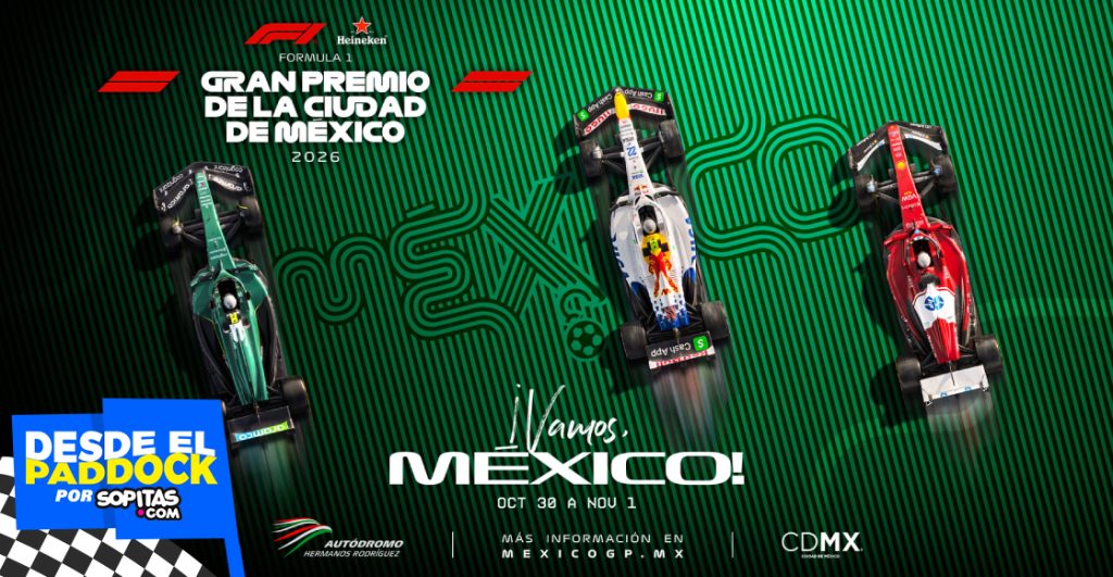 GP de México 2026: Fecha, venta de boletos y precios para ver el regreso de Checo