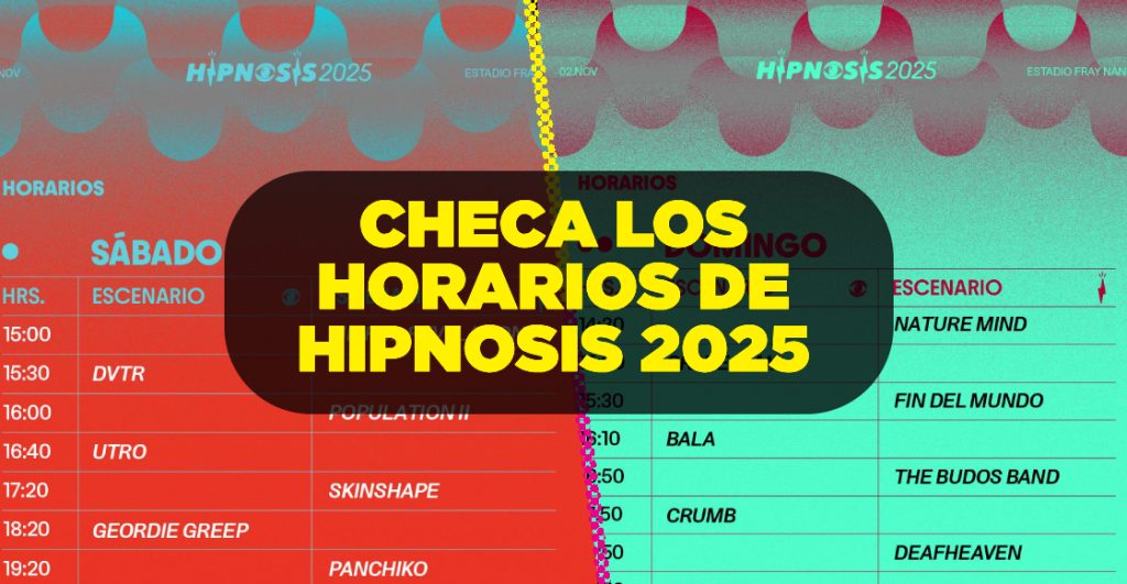 Horarios Hipnosis 2025