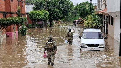 Los videos que muestran lo terrible de las inundaciones en Poza Rica
