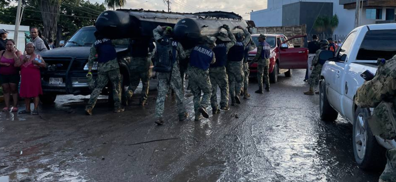 Claudia Sheinbaum promete apoyo para los afectados por inundaciones