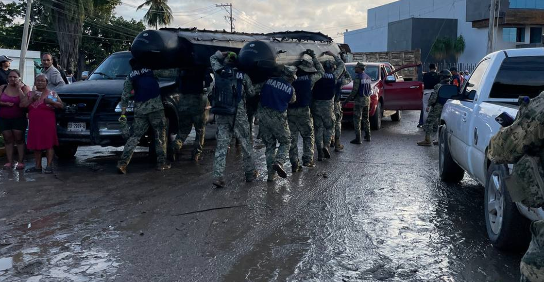 Claudia Sheinbaum promete apoyo para los afectados por inundaciones
