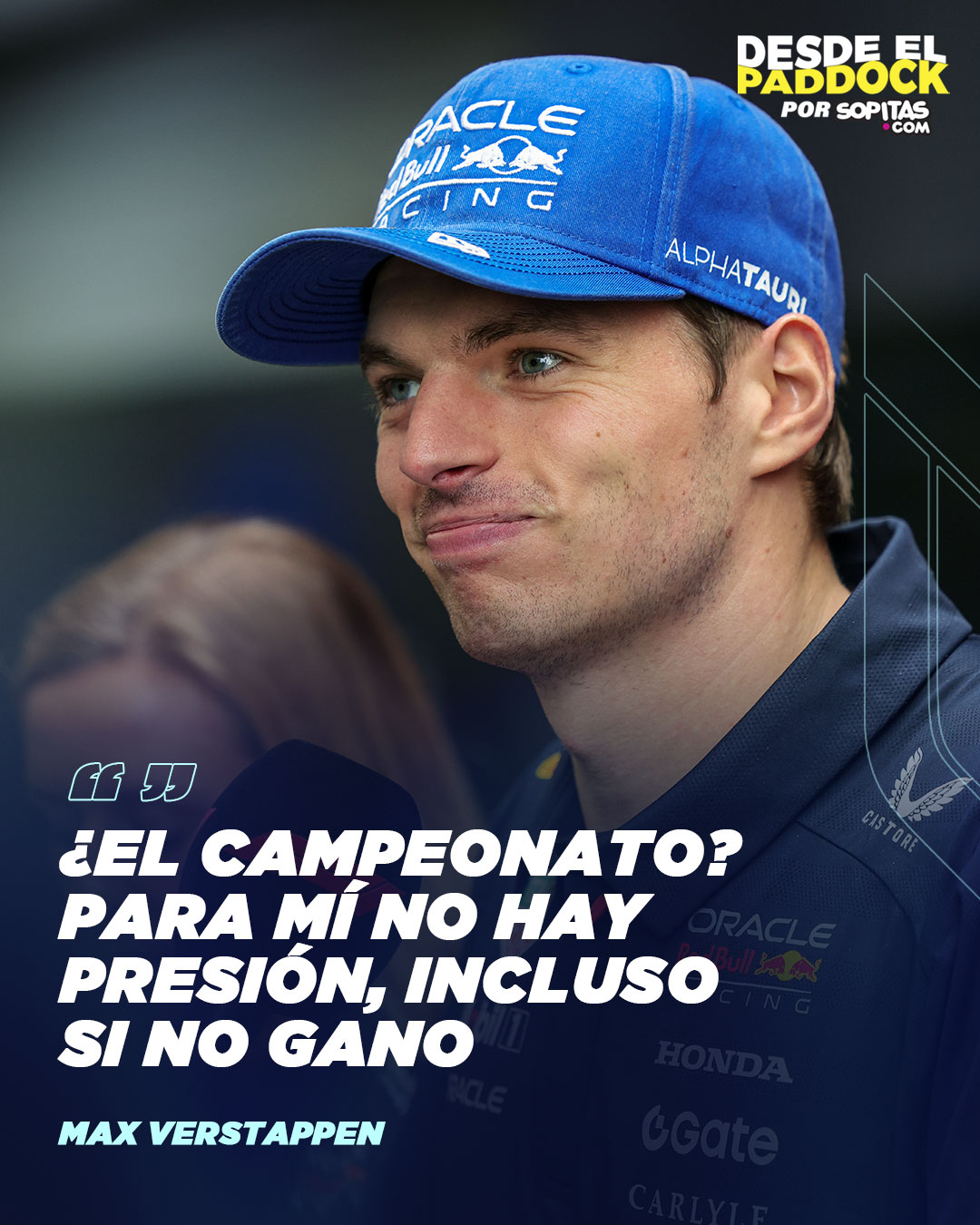Max Verstappen sobre el campeonato