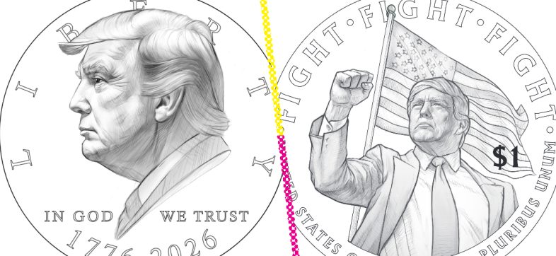 Donald Trump será inmortalizado en monedas de un dólar