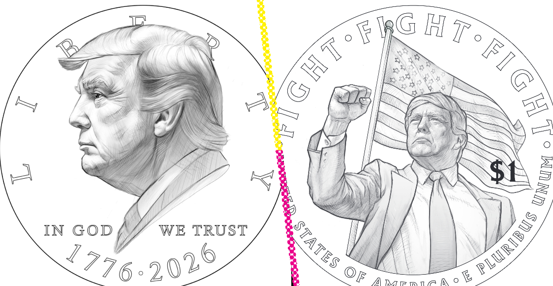 Donald Trump será inmortalizado en monedas de un dólar