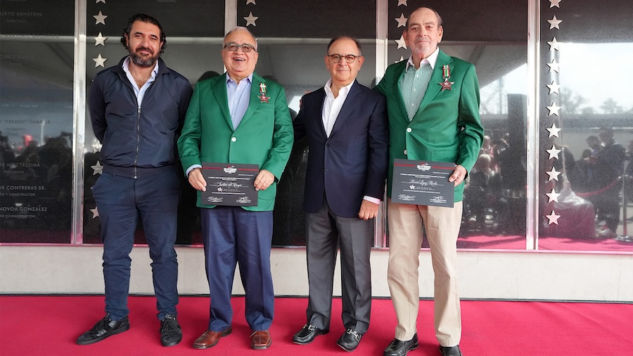 Los nuevos integrantes del muro de honor