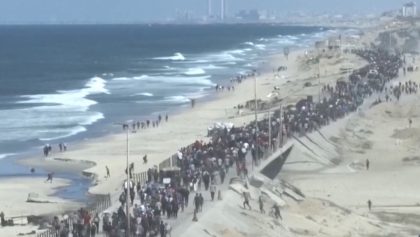 Palestinos regresan a Gaza