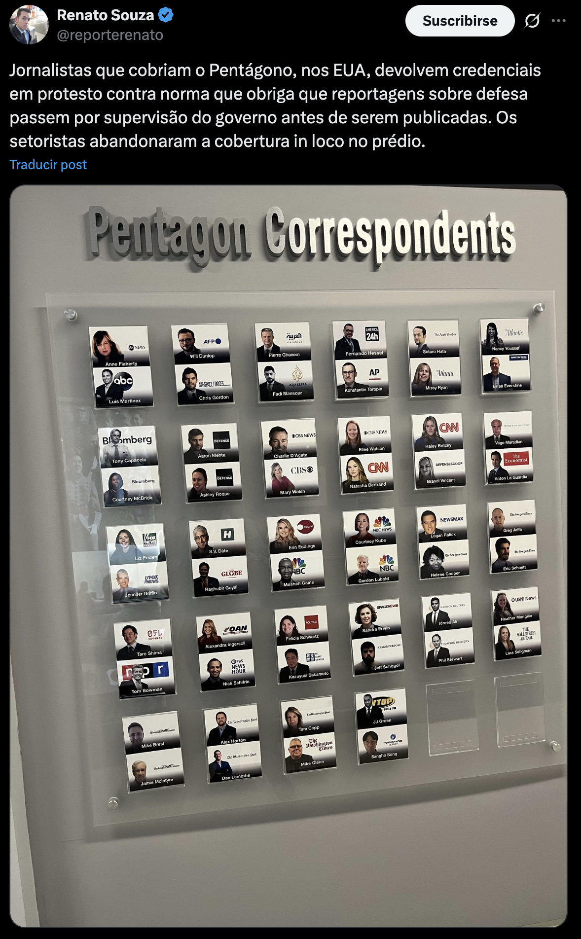 ¿Qué pasa en el Pentágono y por qué la prensa lo abandonó?