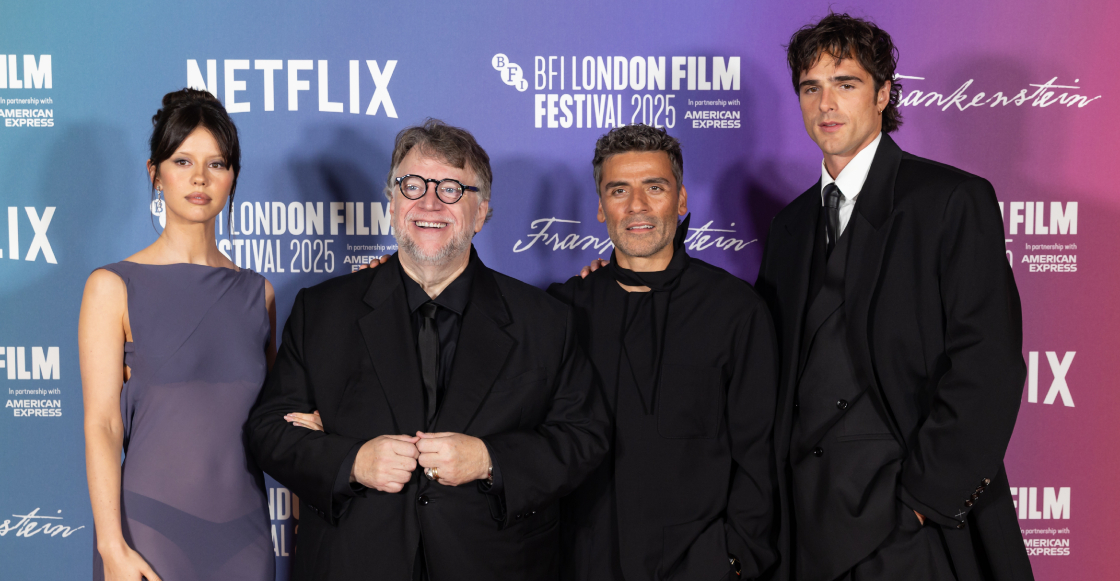 Mia Goth, Guillermo del Toro, Oscar Isaac y Jacob Elordi