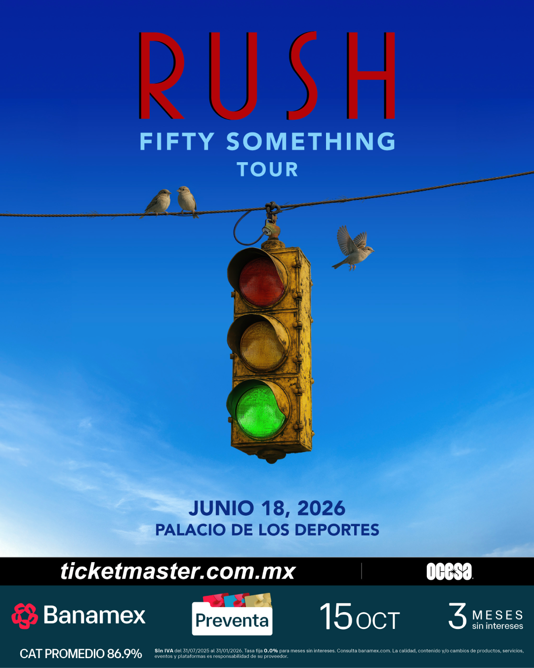 Rush en el Palacio de los Deportes