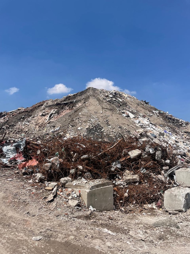 La insospechada ruta del cascajo: De tiraderos a una planta de reciclaje en CDMX