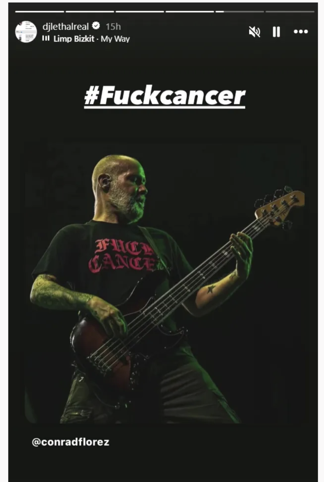 Sam Rivers Florida Limp Bizkit continuará con tour en México, pese a muerte de Sam Rivers