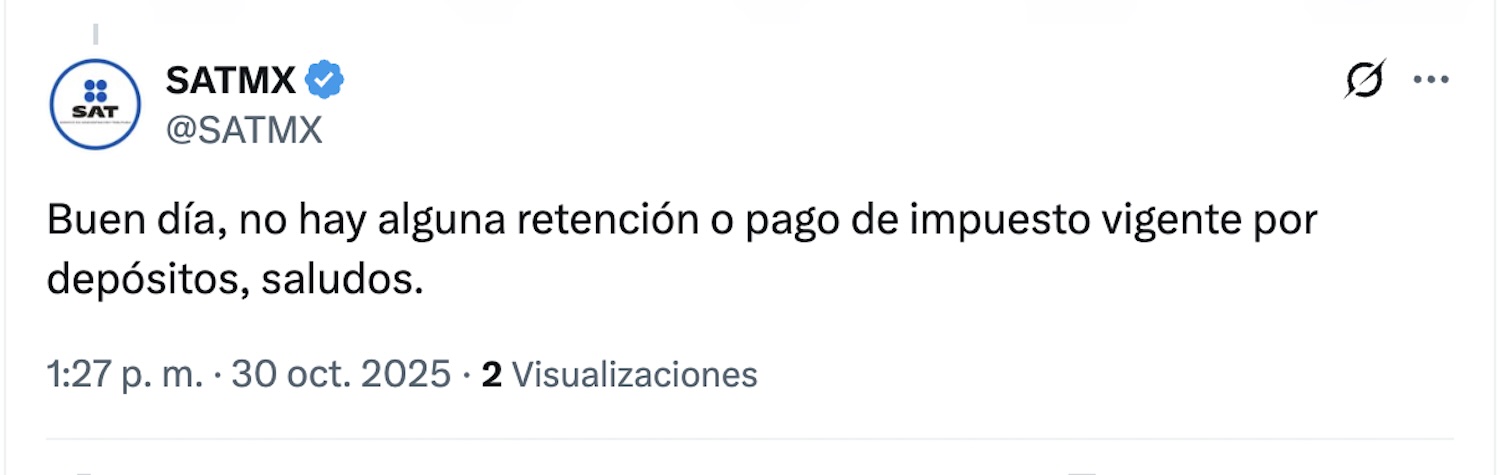 La verdad de la supuesta multa del SAT a depósitos en efectivo por 15 mil pesos