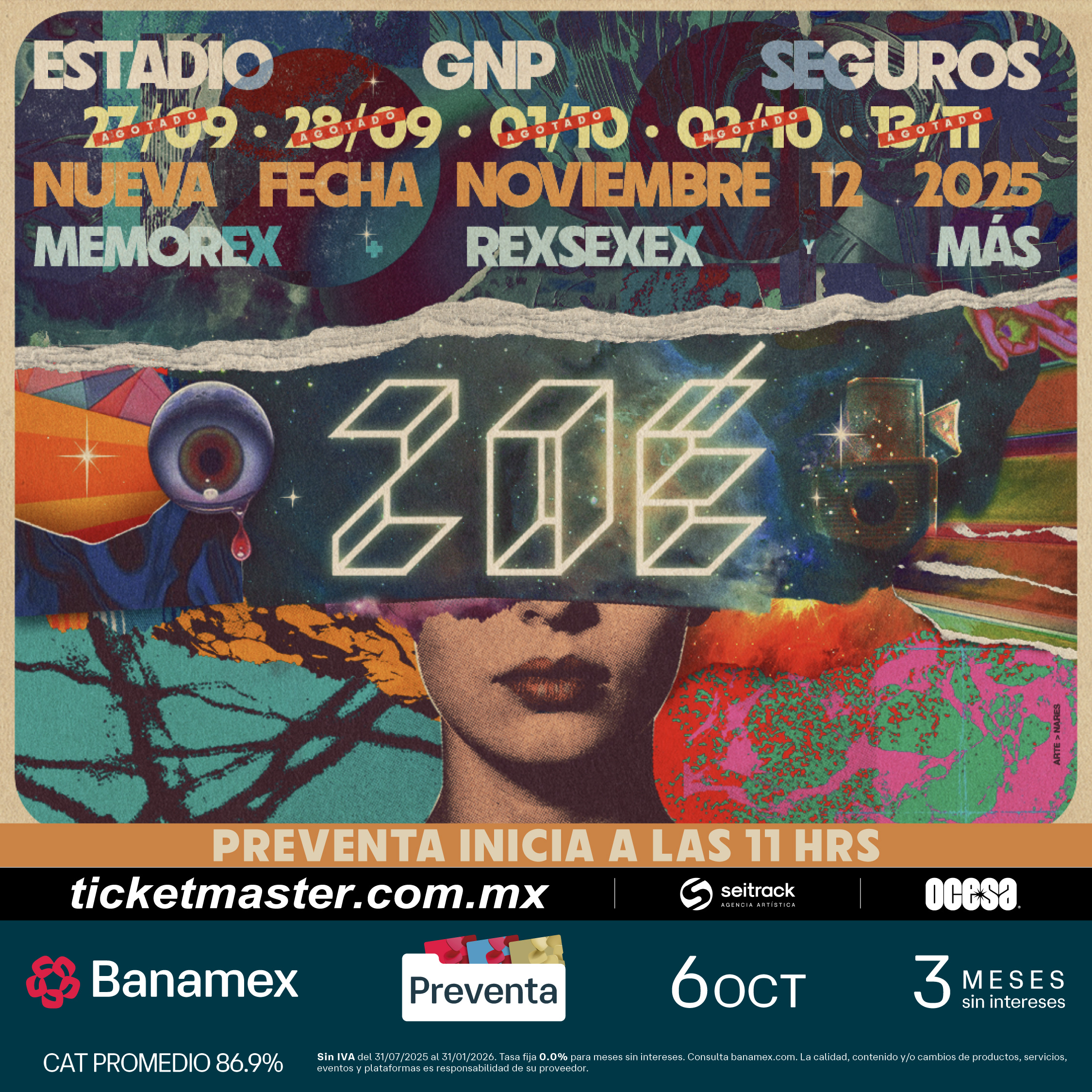 sexta fecha zoe gnp seguros