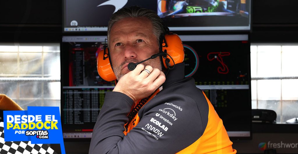 Zak Brown, director de McLaren