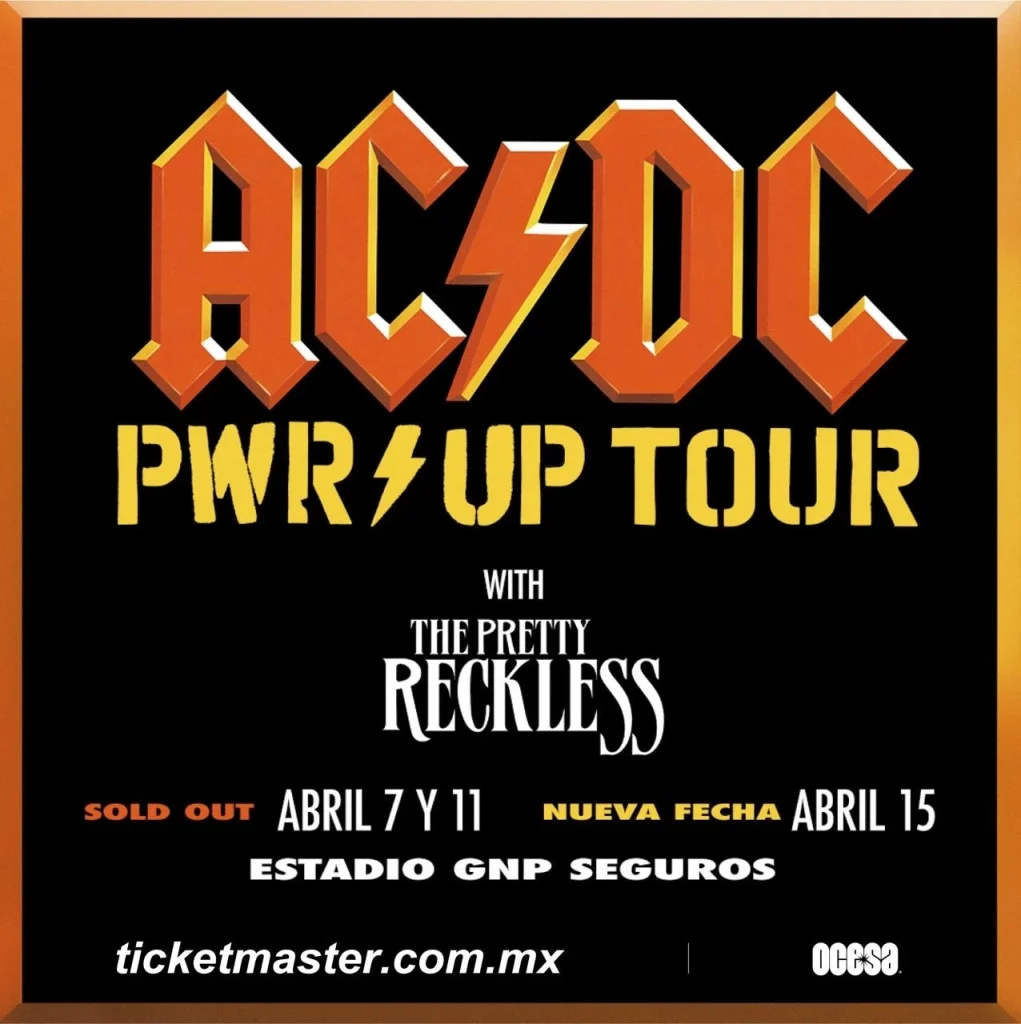 AC DC tendrá dos conciertos en México
