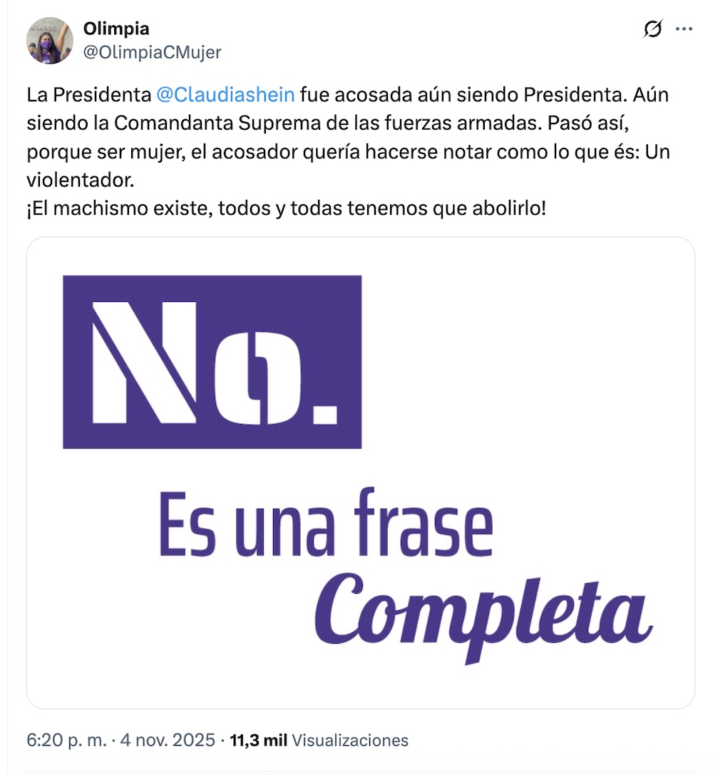 Acoso a Claudia Sheinbaum: 7 cosas que retratan la violencia y revictimización en México