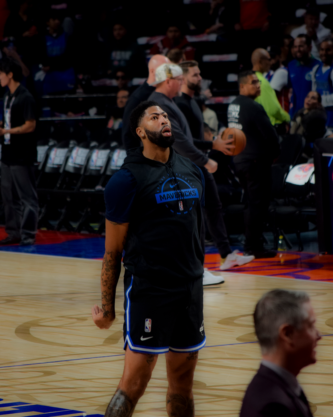 Anthony Davis hizo pruebas antes del partido en México