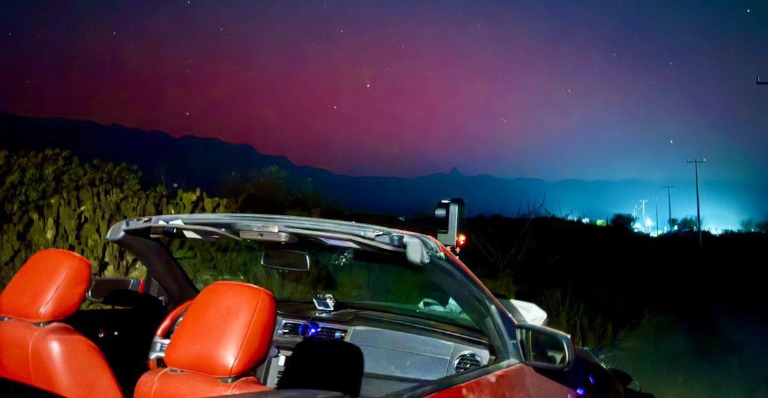 aurora boreal nuevo leon