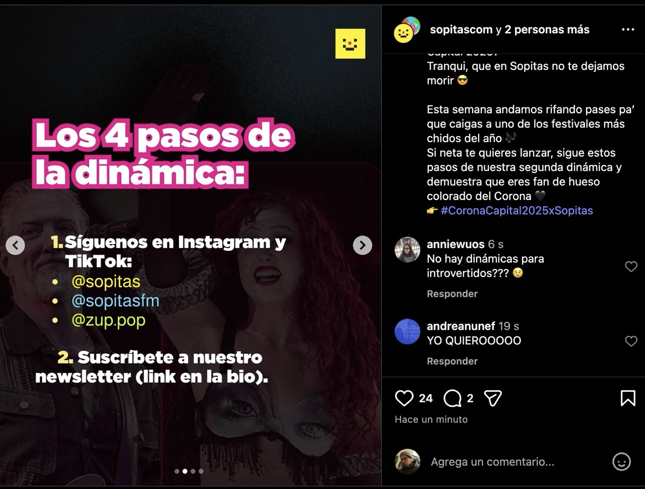 boletos corona capital 2025