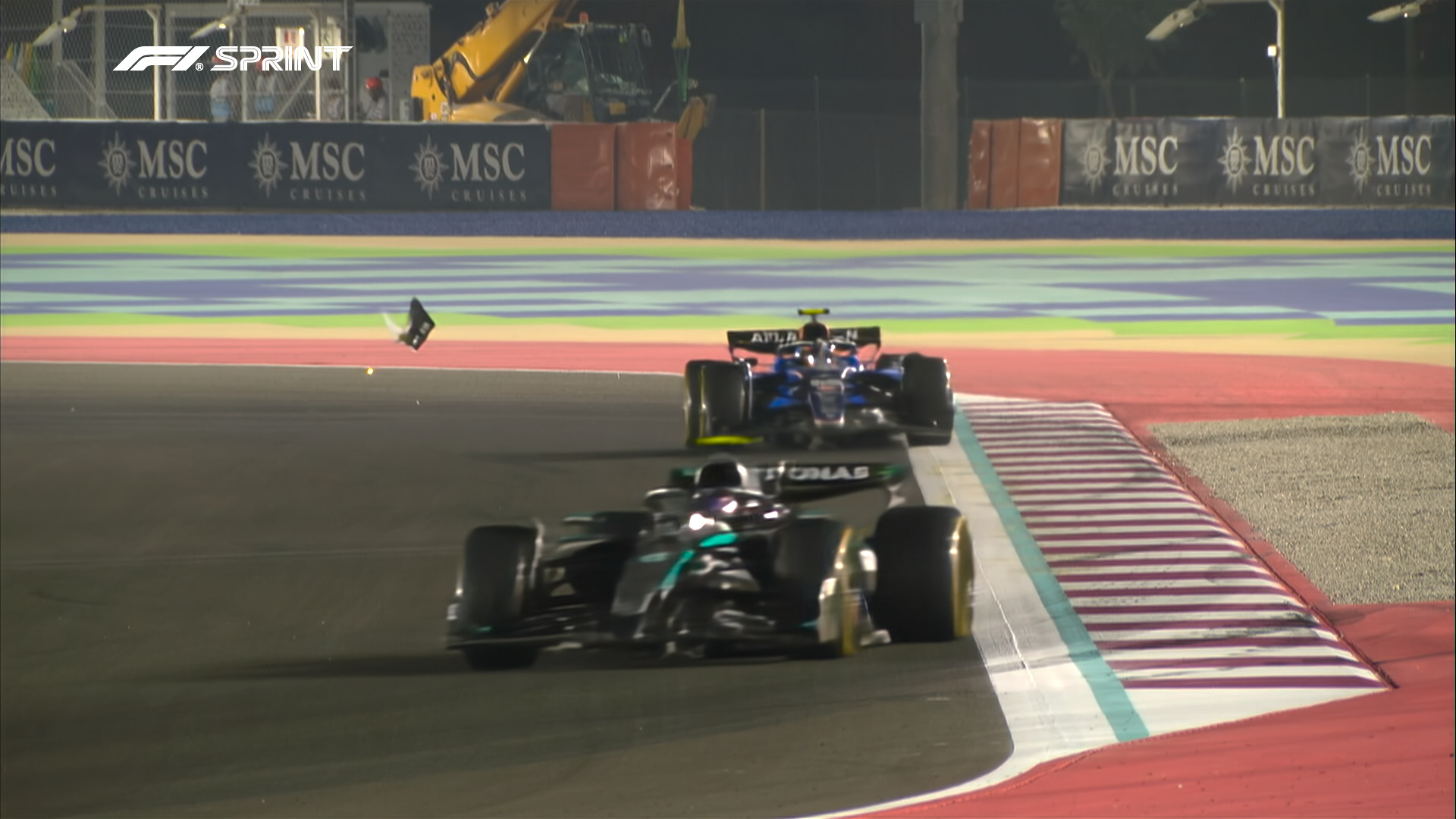 Carlos Sainz en la Sprint de Qatar